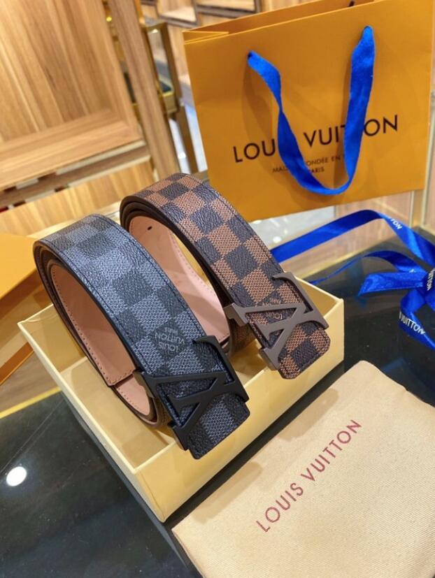 

LVLouisVitton YSLVUTTON Belts Womns Belt Mens Belts Leather Black Belts Women Men Classic Casual Bel, Red;black