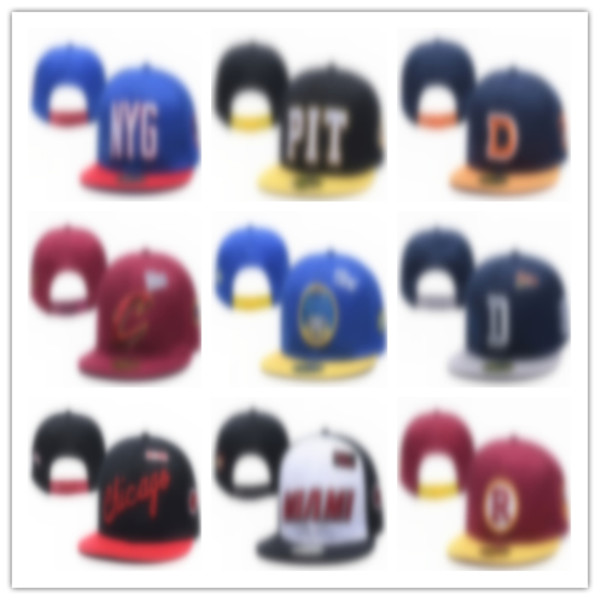 

High quality Basketball Snapback Baseball Snapbacks All Team Football Snap Back Hats Womens Mens Flat Caps Hip Hop Cap Sports Hat