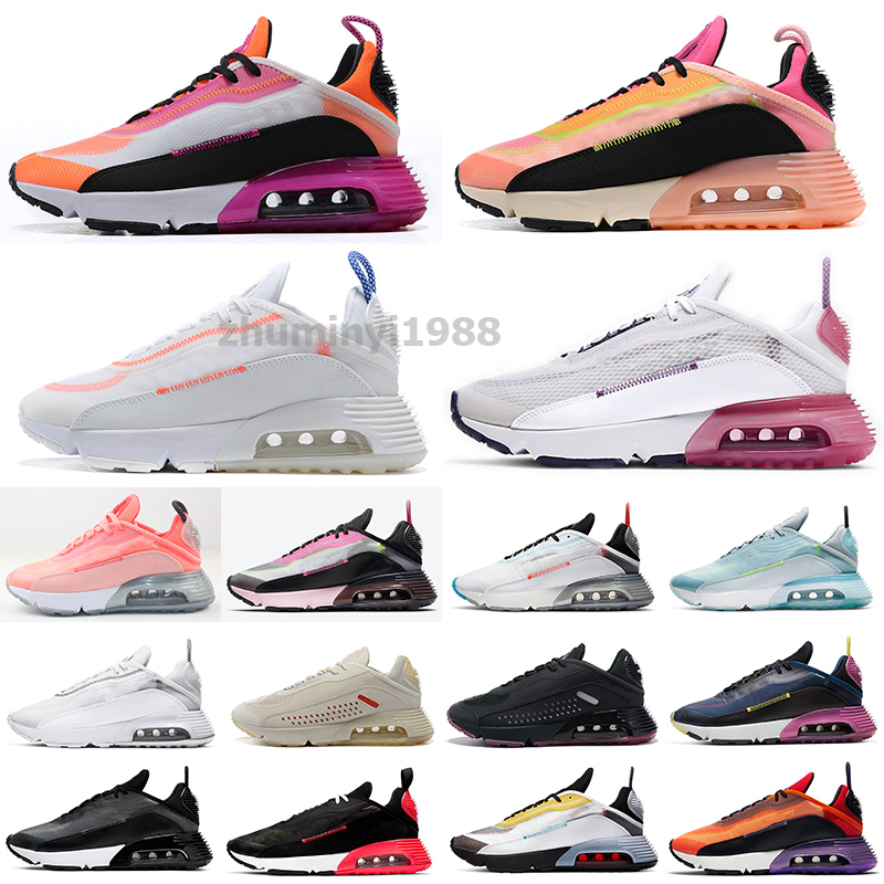 

Top quality cushions 2090 athletic Running shoes for men women Brushstroke White Red Black Be True USA Sail Ghost Praia Mens Trainers Sports Sneakers 36-45 p29, 13