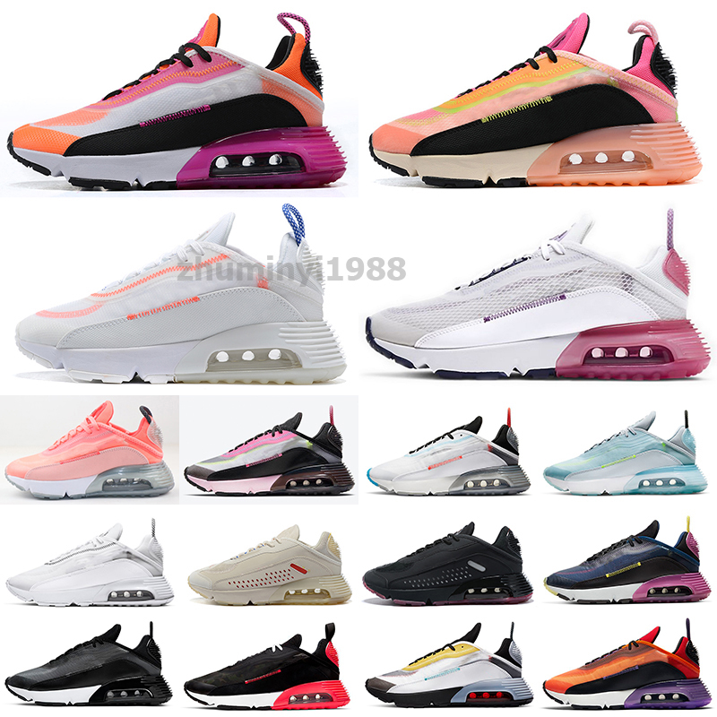 

Top quality cushions 2090 athletic Running shoes for men women Brushstroke White Red Black Be True USA Sail Ghost Praia Mens Trainers Sports