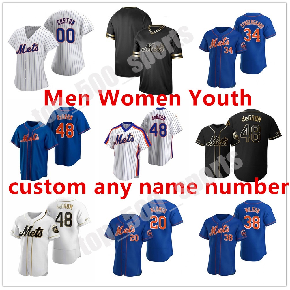 

Custom NewYork 2021 Men Women youth 20 Pete Alonso Baseball Jerseys 48 Jacob deGrom Darryl Strawberry Keith Hernandez Dwight Gooden Piazza Jersey, Colour 16