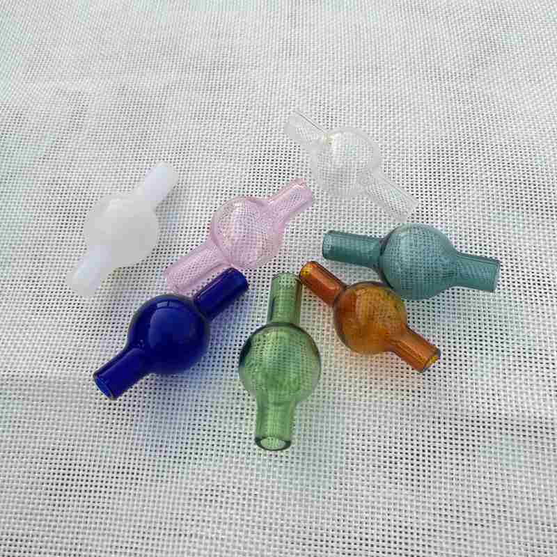 

Smoke Bubble Glass Quartz Carb Cap OD 20mm Colorful Ball Shape For Quartz Banger Nails For Glass Water Smoking Pipes