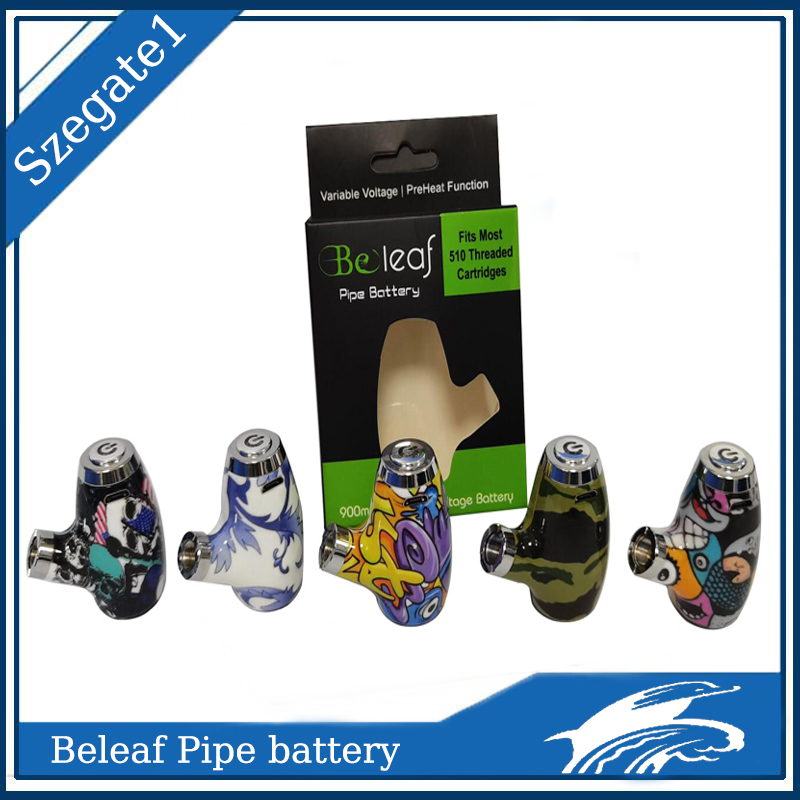 

Original Beleaf Pipe battery Smart Vape Pen Cartridge Adjustable 900mAh Preheating VV Vairable Voltage 510 Thread
