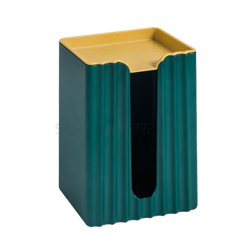 

Tissue Boxes & Napkins Kitchen Multi-functional Box Retro No Punching Toilet Rack Paper Roll Storage Carton