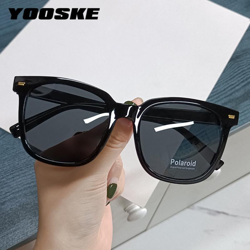 

Outdoor Eyewear YOOSKE Polarized Sunglasses For Women Men Anti Ultraviolet Lens Vintage Outdoors Driving Black Sun Glasses