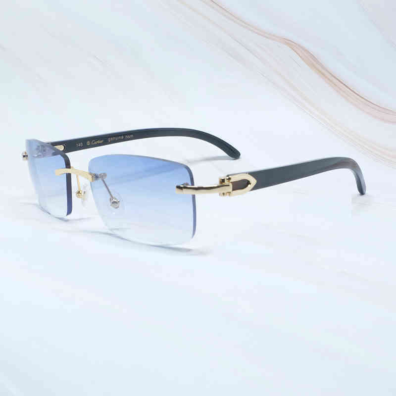 

Factory Direct Price Luxury Men Wood Frames White Black Buffalo Horn Sunglass Fashion Buffs Wooden Eyewear