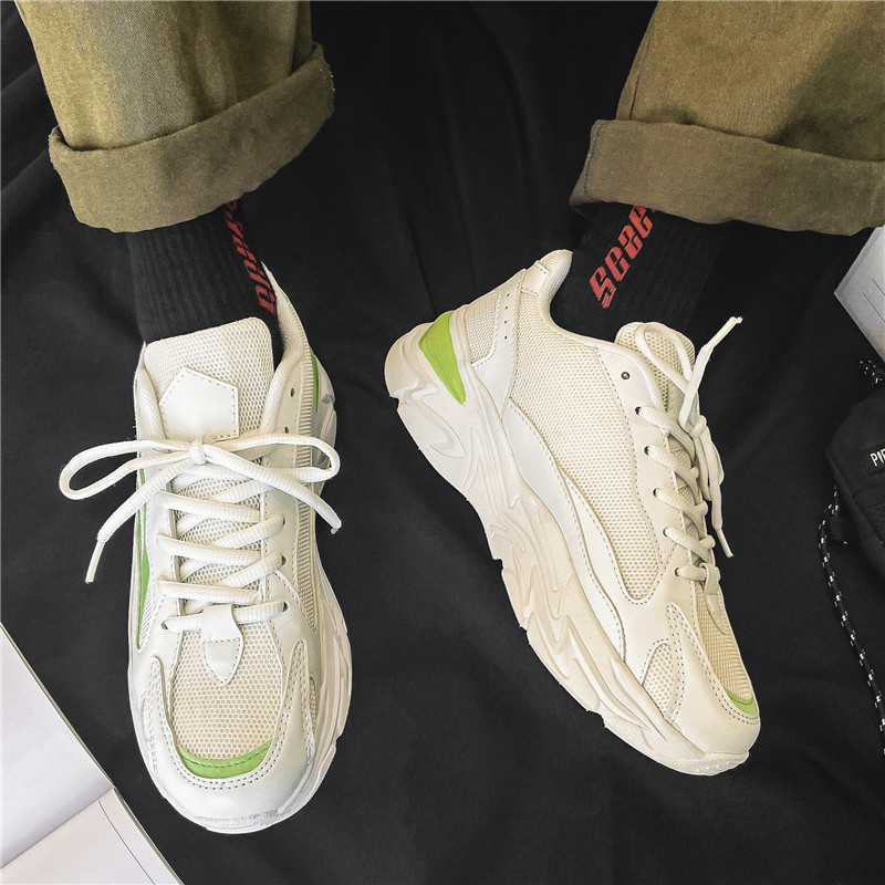 

2021 High Quality Womens Mens Running Shoes Student Outdoor Sports Sneakers Beige Grey Green Size Eur 39-44 Code 73-C293
