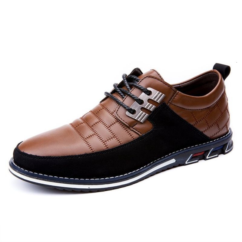 

dress shoes male trend pu splicing rents above comfortable and light background flat into the open air shoe casual ks146 gh68, Black