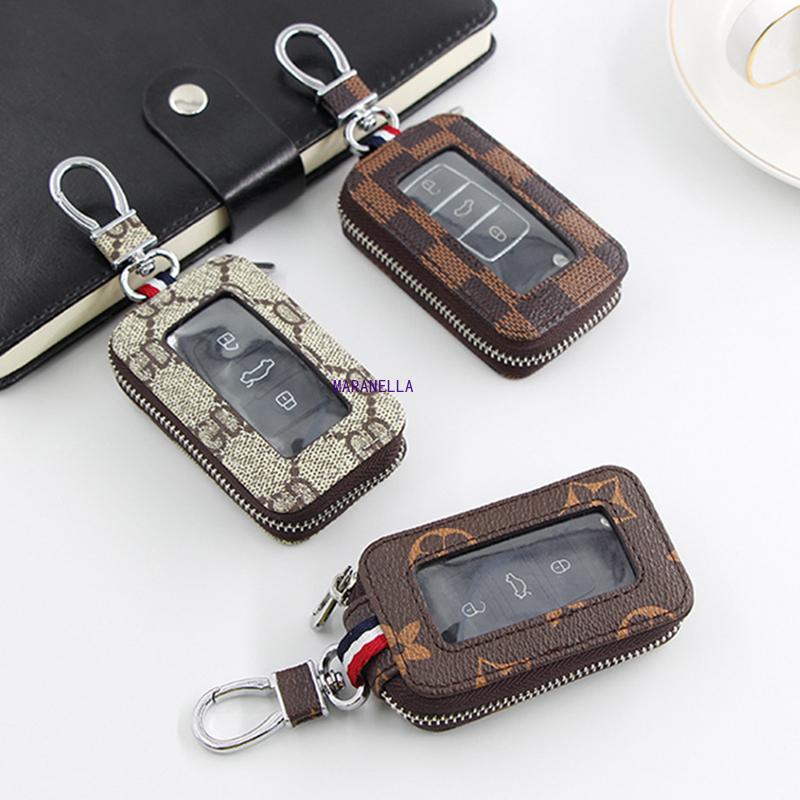 

Lamp Covers & Shades 2021 Vintage Male Car Key Pouch Bag Keys Holder PU Leather Men Wallet Zipper Keychain Case Women Smart Housekeeper