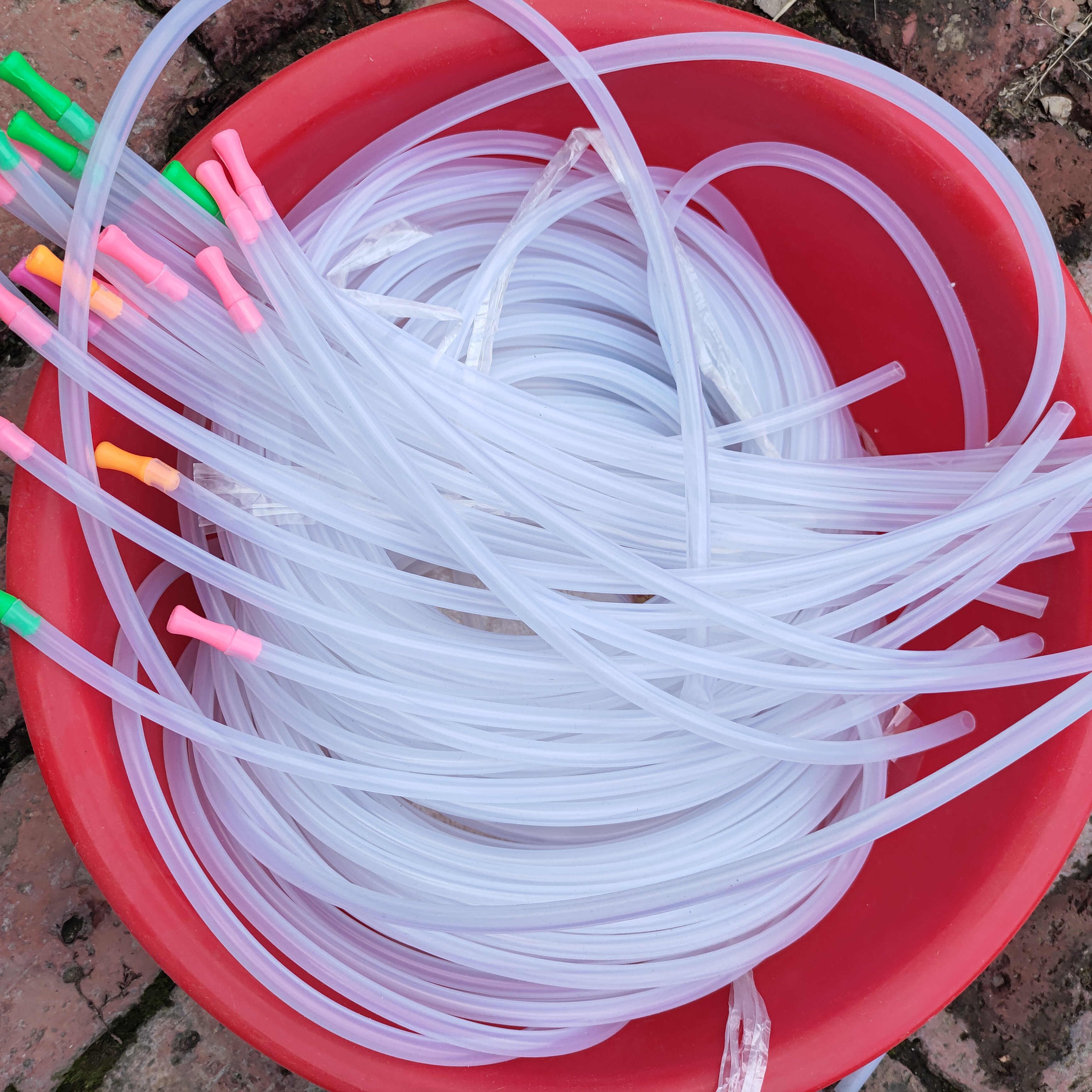 

Colorful 40cm Length Silicone Straw pipe 5mm 7mm Mouthpiece Water Smoking Pipes with Hookah Outside Diameter Clear Plastic Tubes Accessories Tips Wholesale