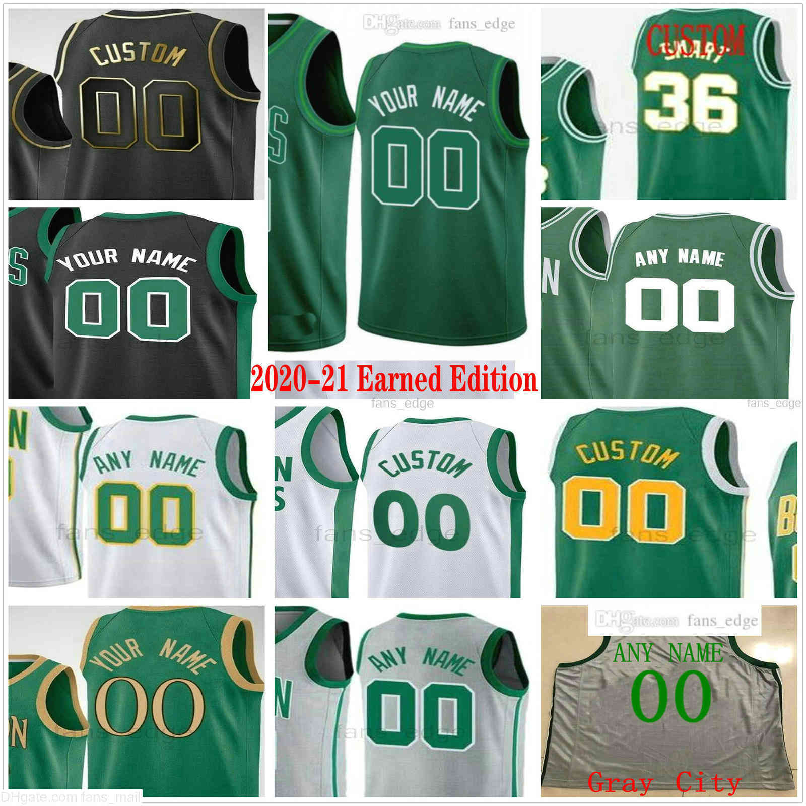 

Custom Printed Jayson 0 Tatum Evan 10 Fournier Kemba Jaylen Walker 7 Brown 11 Payton Pritchard Men Woman Kids Youth Basketball Jerseys, As picture