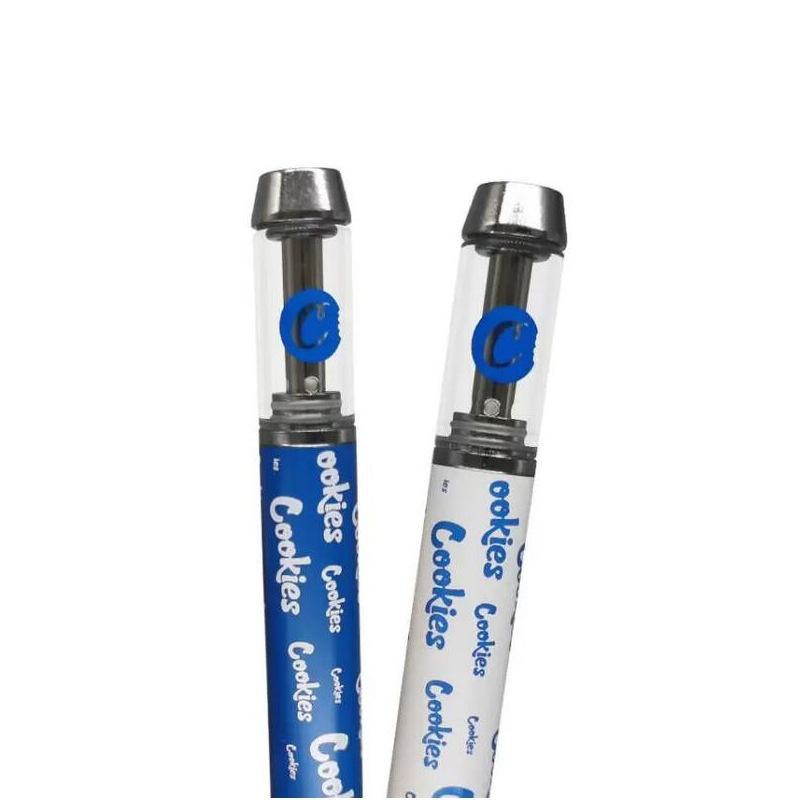 

Cookies Disposable D8 D9 D10 Empty Vape Pen E Cigarettes Rechargeable 400mAh Battery 1.0ml Glass Tank 510 Cartridge Bag Packaging