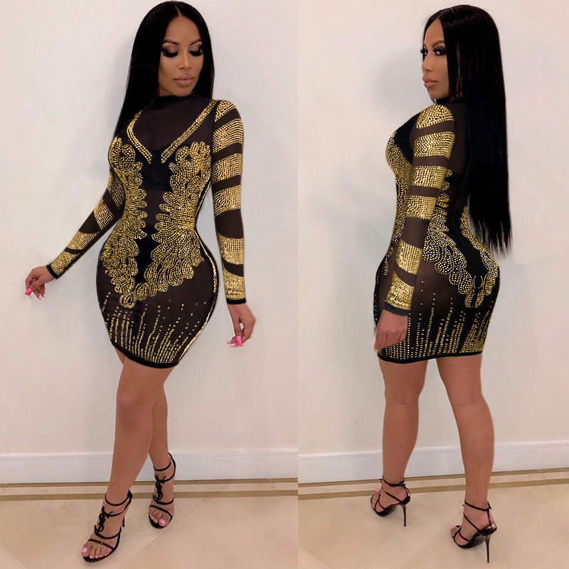 

Avant-garde Style Stitching Women's V-neck Dress High Quality Fashion Loose and Comfortable Commuting, Black;gray