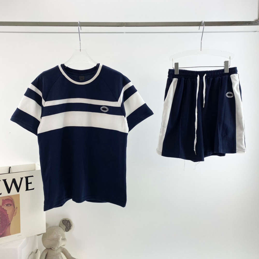 

Early spring new color block letter Short Sleeve Tee double strand fine cotton fabric black and white ok65 Designer luxury