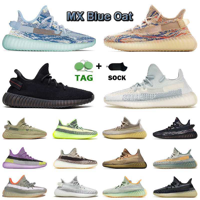 

Kanye Running Shoes Men Women MX Blue Oat Rock Sneakers Top Quality Bred V2 Static Black Angle Reflective 3M Mono Clay Ash Pearl Israfil Begula 2.0 West Trainers US 13, 12 desert sage