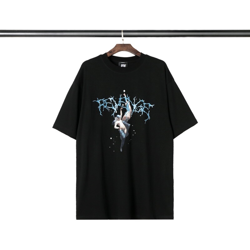 

BLACK TEE T Shirts Men Women 1 High Quality T-shirt, White;black