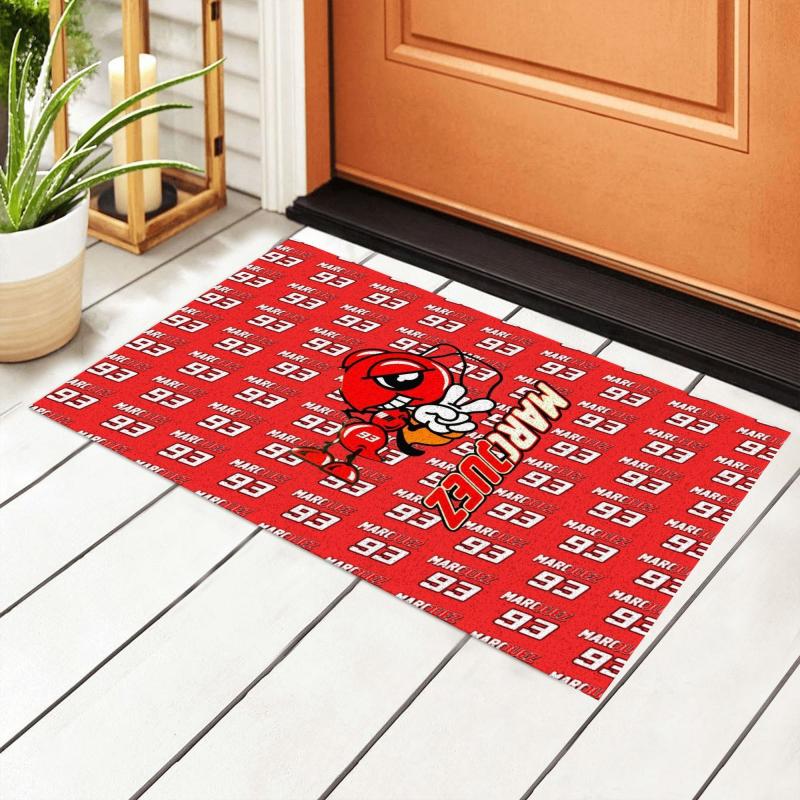 

Motorcyclist 93 Printed PVC Doormat 40*60cm, Bathroom Non-slip Floor Mat Carpets