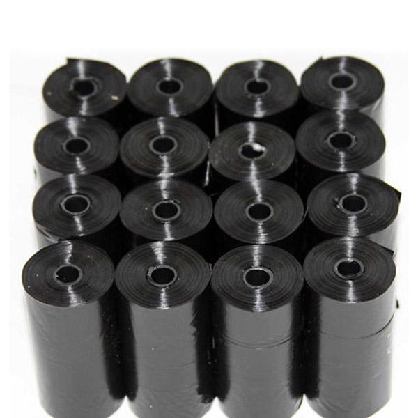 

Rolls Pet Poop Bags Cat Dog Waste Pick Up Clean Bag Pets Supplies Black FBS889 Travel & Outdoors