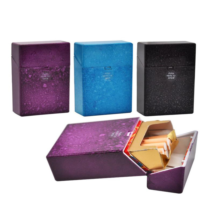 

95mm20 plastic cigarette case with automatic opening and Star printing