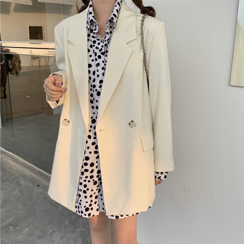 

women's jackets lady in the elegant office blazer coats arriving autumn solid korean style all-match female wide jacket w411 fhik, Black;brown