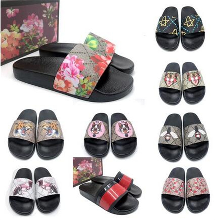 

Floral sandals women men Big size us5- us13 blossom mix 100 models flower animals Slide Summer Fashion Wide Flat Slippery Slipper A013