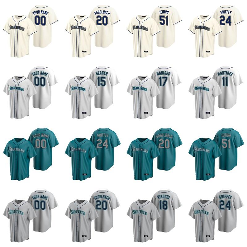 

0 Mallex Smith Jersey Womens Marco Gonzales 9 Dee Gordon 18 Yusei Kikuchi 11 Edgar Martinez 51 Randy Johnson Baseball Jerseys Custom Stitch, Blue;black