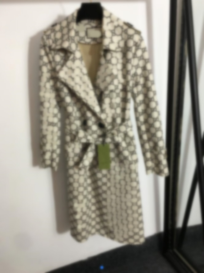 

topsladies double g words breasted laceup lapel long sleeve deerskin fleece windbreaker jacket beige coffee 825, Customize