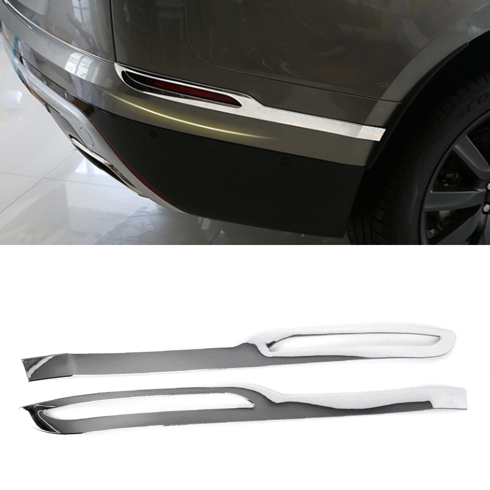 

For Range Rover Velar 2017-2021 Auto Car Accessories Rear Fog Light Trim Cover Frame Sticker Exterior Chrome Mouldings, Customize
