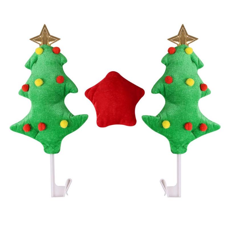 

Interior Decorations Christmas Car Decoration Exterior Candy Cane Decor Tree Red Nose Costume Kit For Auto Van Truck Home RoInterior