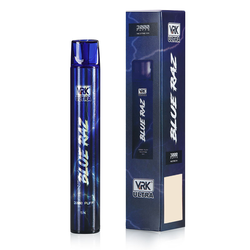 

Disposable electronic cigarette VRK ultra 3000 disposable sucker pen 1.4 ohm vertical coil 10ml box package with fashionable design and high