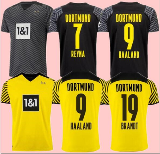

Borussia Dortmund 20 21 22 fourth 4th HAALAND REUS BELLINGHAM soccer jersey HAZARD SANCHO BRANDT football shirt MEN kids BALR signature Size S - 4 xl
