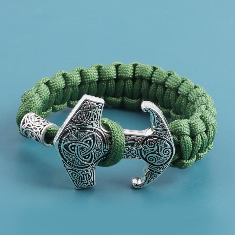 

Charm Bracelets Vintage Pirate Pagan Metal Bracelet Male And Female Cosplay Props High Quality Ship Spear Graphics