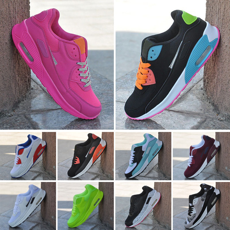 

Classic 90 Mens womens Running shoes trainers USA Green Camo infrared UNC Lime Laser Blue Rose Turquoise outdoor sports sneakers Eur 36-45 #L9, Color 8