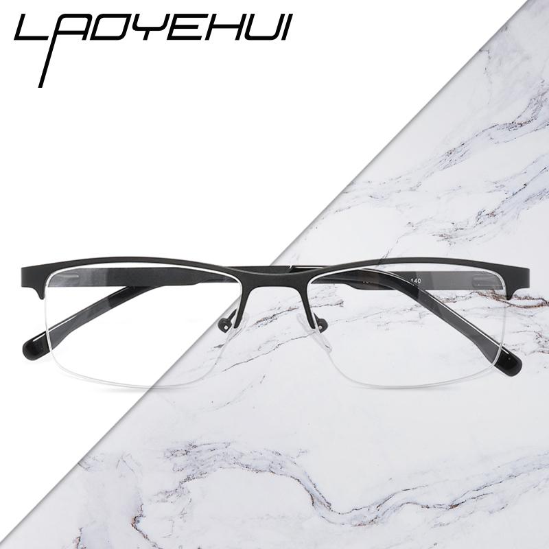 

Fashion Sunglasses Frames Retro Women's Vintage Glasses Frame Men Eyewear Square Spectacle Half Korean Optical Prescription Eyeglasses Metal