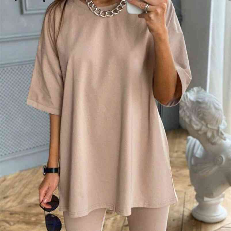 

Casual solid women' two piece suits with belt Home fashion bicycle sets Sports shorts tracksuit suit Spring summer 210721, Rose red