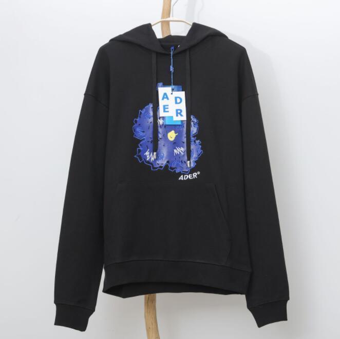 

2021 Winter Printing Hoodies For Men Women Pullover Black Hoodie Y0916