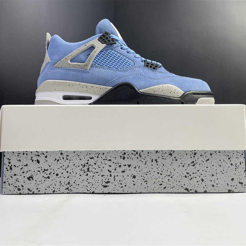 

Air 4 University Blue UNC CT8527-400 4s IV Women Men Sports Shoes Sneakers Top Quality Trainers With Original Box Chaussures Designer