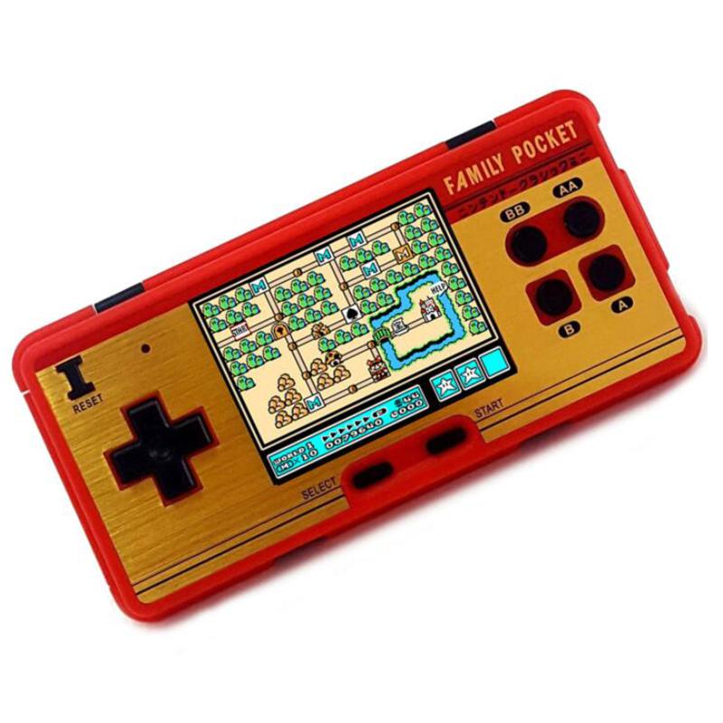 

Portable Game Players For Family Pocket Mini Red And White Machine FC 500 Nostalgic Classic Handheld Console