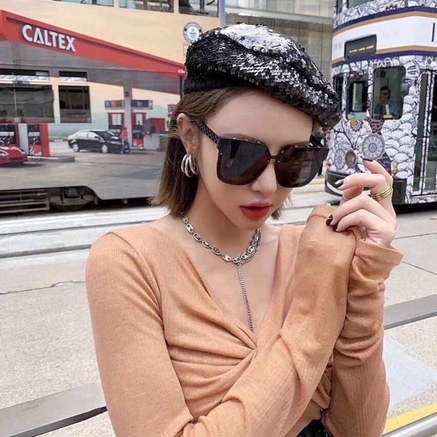 

fashion sport sunglasses 2021 men women sun glasses silver gold metal frame eyewear lunettes, Black