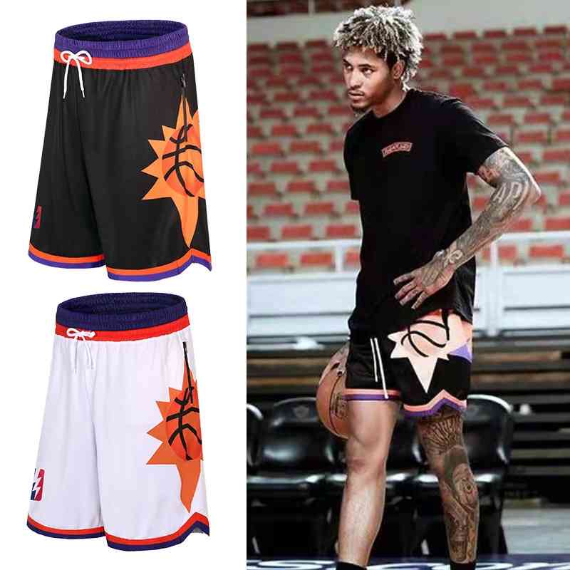 

Sun Booker champion basketball loose board men's shorts, Black