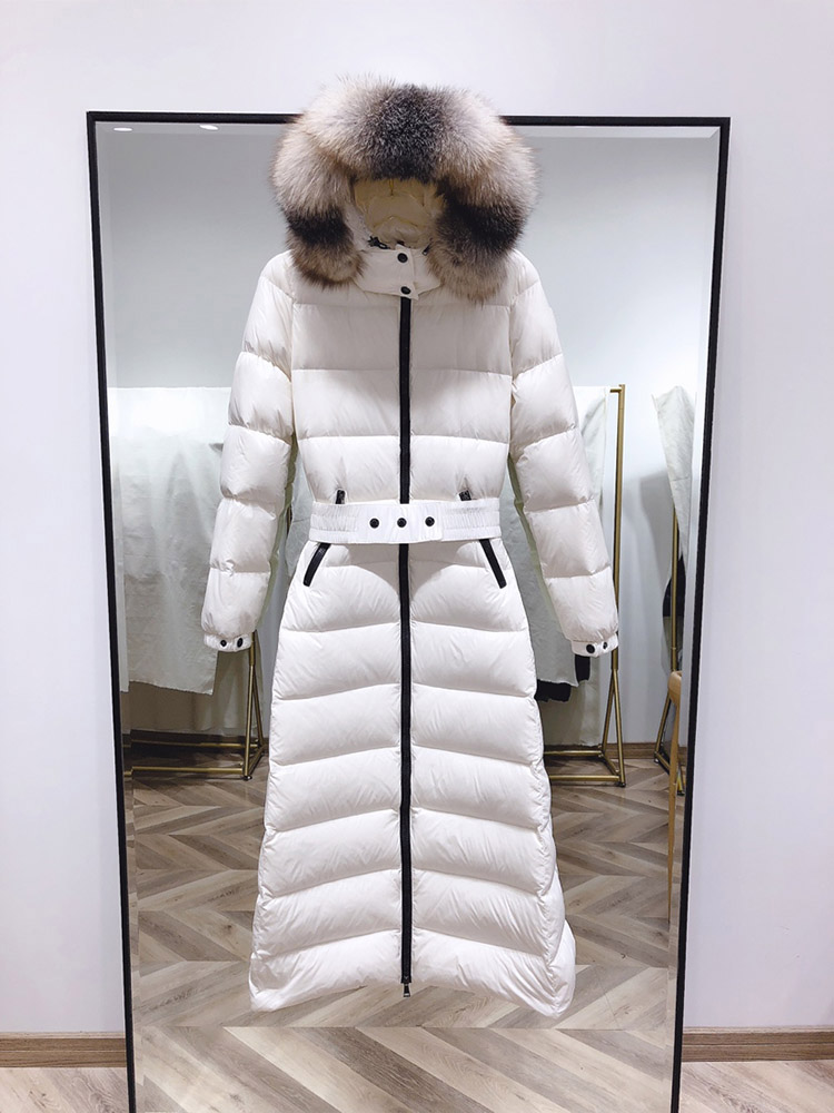 

Super long silver fox fur collar down jacket, xqnm724 3040, Postage