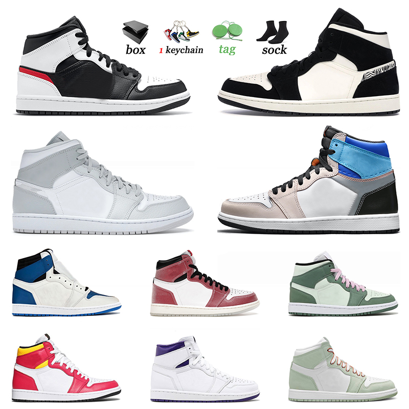 

Authentic Air J ordan 1 Basketball Shoes Jumpman 1S Equality Hyper Royal Mid Black Chile Red White Prototype Twist Obsidian Sport Sneakers Trainers, C10 grey camo 36-46.jpg
