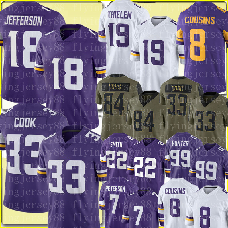 

18 Justin Jefferson 33 Dalvin Cook Jersey 19 Adam Thielen 84 Randy Moss 22 Harrison Smith Football Jerseys Kirk Cousins Danielle Hunter Anthony Barr Xavier Rhodes, Men {s-xxxl} weijingren