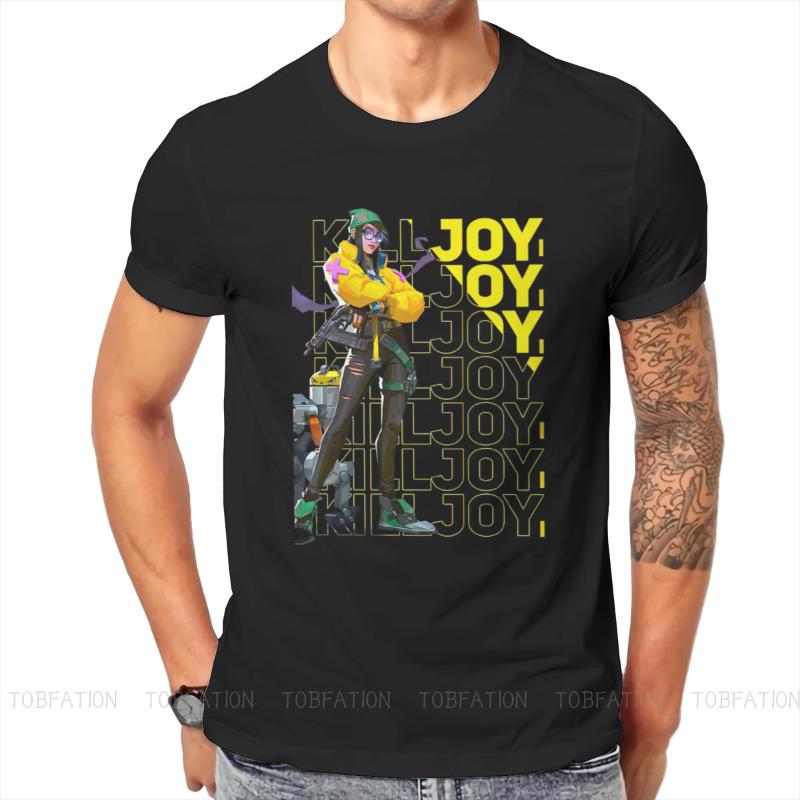 

Men' T-Shirts Killjoy VALORANT Game T Shirt Classic Punk Loose Crewneck TShirt Top Sell Harajuku Clothing, Pink