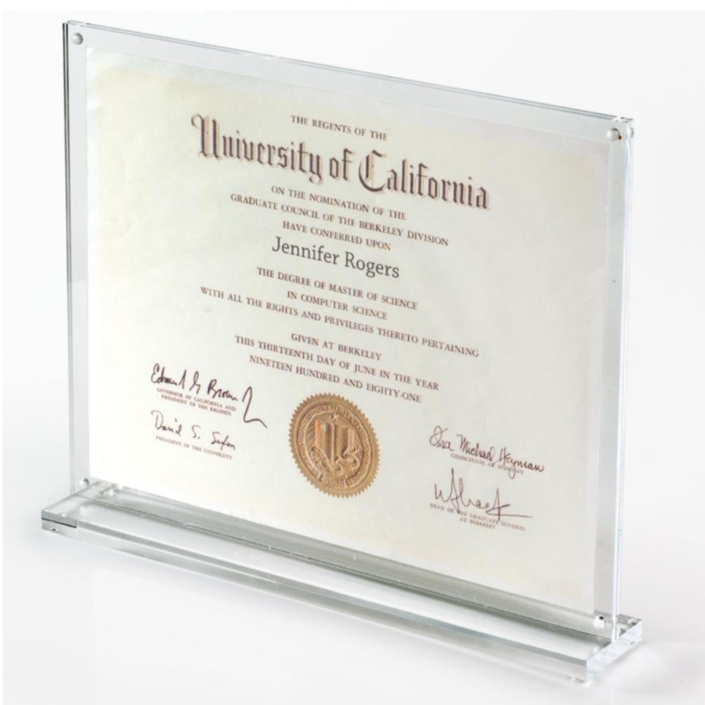 A6 Acrylic Sign Holder with Magnets t Clear Photo Menu Stand Document Certificate Display Family Picture Frame-image-754764458
