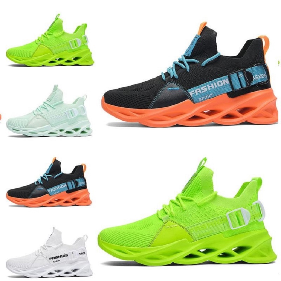 

style65 Fashion breathable Mens womens running shoes triple black white green shoe outdoor men women designer sneaker sport trainers size sneakers, Color#1