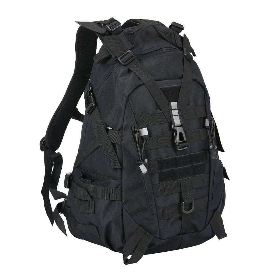 

Outdoor duffel bag military tactical large capacity high quality backpack waterproof oxford fabric camping hiking travel backpack set, Black