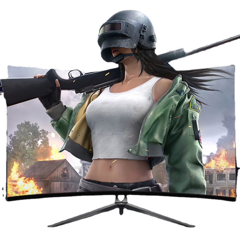 

Monitors Gamer LCD Curved Screen Monitor PC HD Gaming 2k Displays for Desktop 1MS HDMI Monitors for Computer