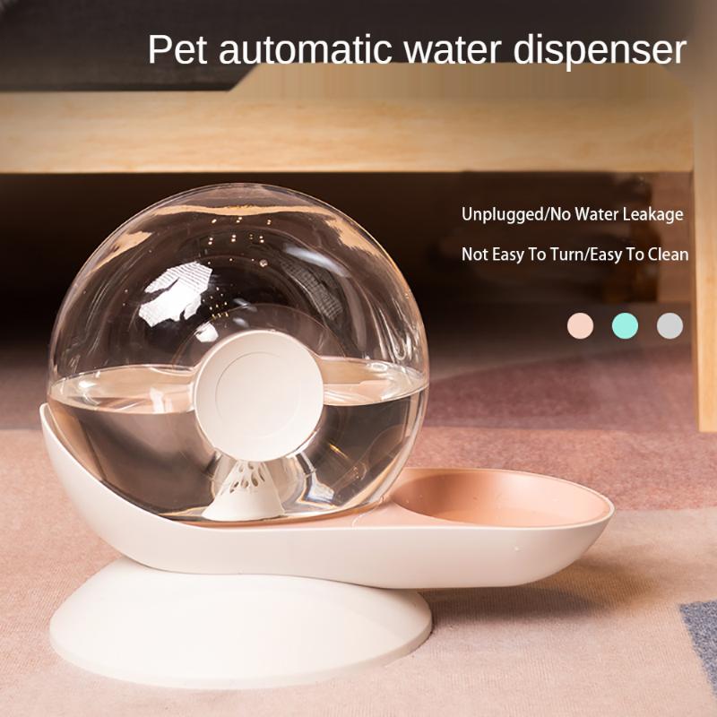 

Cat Bowls & Feeders Snails Bubble Automatic Water Bowl Fountain For Pets Dispenser Large Drinking Drink No Electricity Drop Ship