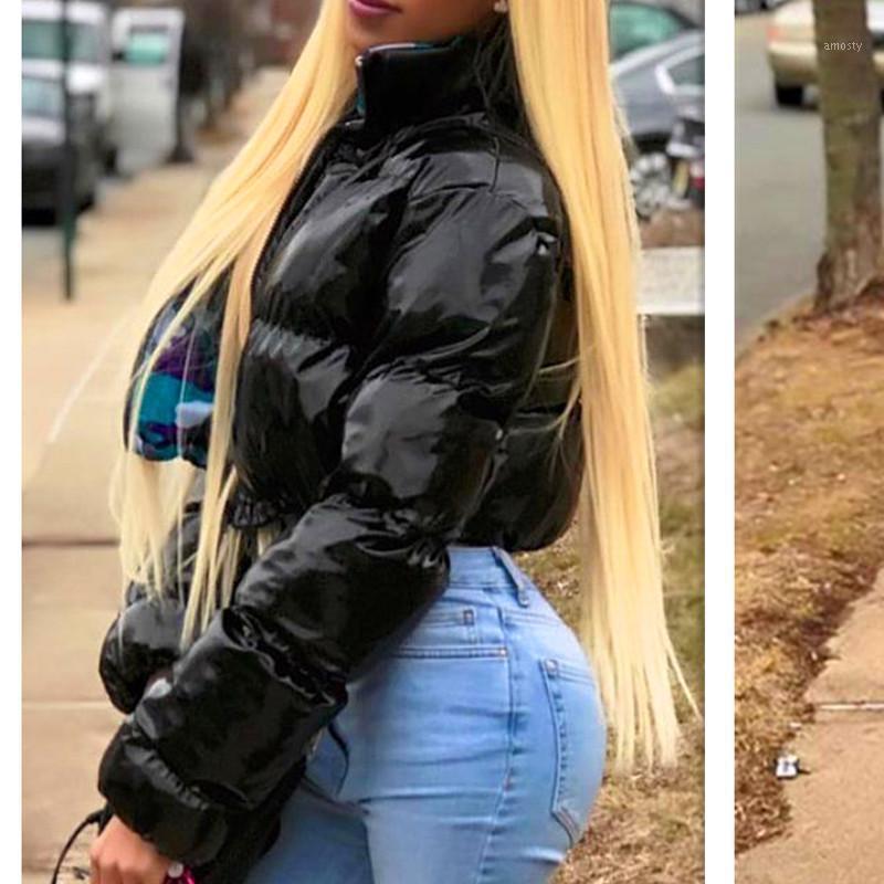 

Women' Down & Parkas Puffer Jacket Cropped Parka Bubble Coat Winter Women Fashion Clothing Yellow, Black